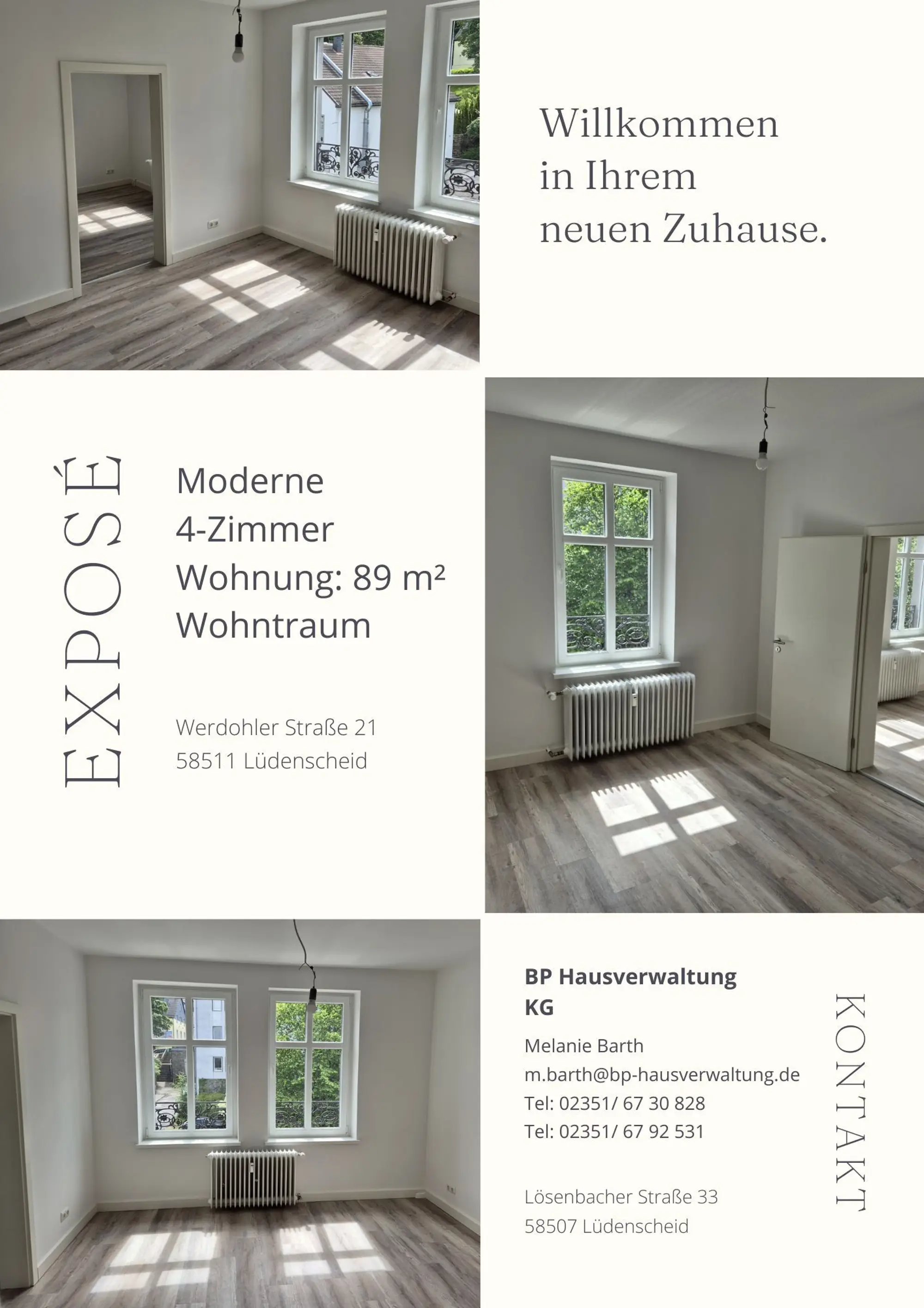 BP - Hausverwaltua - Verwaltung Lüdenscheidng KG - Miete Wohnung